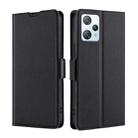 For Blackview A53 / A53 Pro Ultra-thin Voltage Side Buckle Horizontal Flip Leather Phone Case(Black) - 1