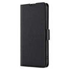 For Infinix Note 40 5G Ultra-thin Voltage Side Buckle Horizontal Flip Leather Phone Case(Black) - 2