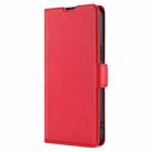 For Infinix Note 40 5G Ultra-thin Voltage Side Buckle Horizontal Flip Leather Phone Case(Red) - 2