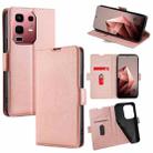 For Infinix Note 50s 5G Ultra-thin Voltage Side Buckle Horizontal Flip Leather Phone Case(Rose Gold) - 1