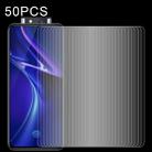 For Vivo X27 Pro 50 PCS Half-screen Transparent Tempered Glass Film - 1