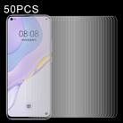 For Huawei nova 7 50 PCS Half-screen Transparent Tempered Glass Film - 1