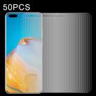 For Huawei P40 Pro 50 PCS Half-screen Transparent Tempered Glass Film - 1