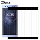 For Sony Xperia XA2 Ultra 25pcs 3D Curved Edge Full Screen Tempered Glass Film - 1