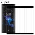 For Sony Xperia XA2 Plus 25pcs 3D Curved Edge Full Screen Tempered Glass Film - 1