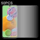 For Samsung Galaxy A90 5G 50 PCS Half-screen Transparent Tempered Glass Film - 1
