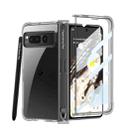 For Google Pixel Fold GKK Airbag Hinge Shockproof Phone Case with Pen(Black) - 1