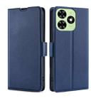 For Tecno Spark Go 2024 Ultra-thin Voltage Side Buckle Horizontal Flip Leather Phone Case(Blue) - 1