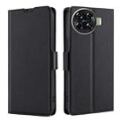 For Tecno Spark 20 Pro+ 4G Ultra-thin Voltage Side Buckle Horizontal Flip Leather Phone Case(Black) - 1