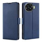 For Tecno Spark 20 Pro+ 4G Ultra-thin Voltage Side Buckle Horizontal Flip Leather Phone Case(Blue) - 1