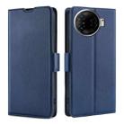 For Tecno Camon 30 Pro 5G Ultra-thin Voltage Side Buckle Horizontal Flip Leather Phone Case(Blue) - 1