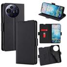For TCL 50 NxtPaper 5G Ultra-thin Voltage Side Buckle Horizontal Flip Leather Phone Case(Black) - 1