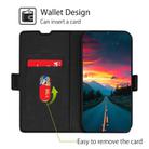 For TCL 503 4G Ultra-thin Voltage Side Buckle Horizontal Flip Leather Phone Case(Black) - 3