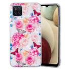 For Samsung Galaxy A12 5G IMD Shell Pattern TPU Phone Case(Butterfly Flower) - 1