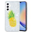 For Samsung Galaxy A34 5G IMD Shell Pattern TPU Phone Case(Pineapple) - 1