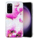 For Samsung Galaxy S20 IMD Shell Pattern TPU Phone Case(Red Marble) - 1