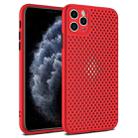 For iPhone 11 Pro All-inclusive Shockproof Breathable TPU Protective Case(Red) - 1