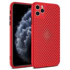 For iPhone 11 Pro Max All-inclusive Shockproof Breathable TPU Protective Case(Red) - 1
