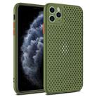 For iPhone 11 Pro Max All-inclusive Shockproof Breathable TPU Protective Case(Grass Green) - 1