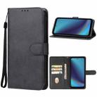 For DOOGEE V20 Pro Leather Phone Case(Black) - 1