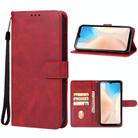 For DOOGEE V30 Pro Leather Phone Case(Red) - 1