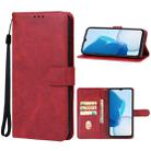 For DOOGEE N55 Leather Phone Case(Red) - 1