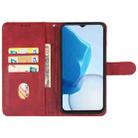 For DOOGEE N55 Leather Phone Case(Red) - 3