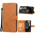 For Hisense Infinity H50 Zoom Leather Phone Case(Brown) - 1