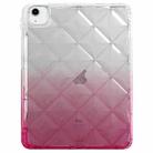 For iPad Pro 11 2022 / 2021 / 2020 Gradient Diamond Plaid TPU Tablet Case(Gradient Pink) - 1