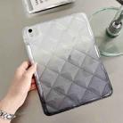 For iPad Pro 11 2022 / 2021 / 2020 Gradient Diamond Plaid TPU Tablet Case(Gradient Black) - 4