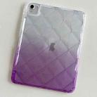 For iPad Pro 11 2022 / 2021 / 2020 Gradient Diamond Plaid TPU Tablet Case(Gradient Purple) - 2