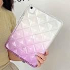 For iPad Pro 11 2022 / 2021 / 2020 Gradient Diamond Plaid TPU Tablet Case(Gradient Purple) - 5