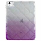 For iPad 10th Gen 10.9 2022 Gradient Diamond Plaid TPU Tablet Case(Gradient Purple) - 1