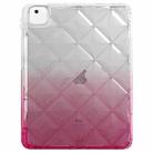 For iPad 10.2 2021 / 2020 / 10.5 Gradient Diamond Plaid TPU Tablet Case(Gradient Pink) - 1