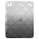 For iPad 10.2 2021 / 2020 / 10.5 Gradient Diamond Plaid TPU Tablet Case(Gradient Black) - 1