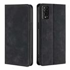 For TCL 50 5G Skin Feel Magnetic Leather Phone Case(Black) - 1