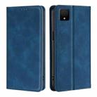 For TCL 502 Skin Feel Magnetic Leather Phone Case(Blue) - 1