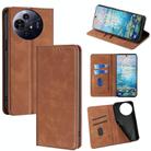 For TCL 50 NxtPaper 5G Skin Feel Magnetic Leather Phone Case(Light Brown) - 1