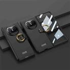 For Huawei Mate X3 GKK Ultra-thin PC Full Coverage Phone Case with Ring Holder(Black) - 1