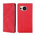 For Sharp Aquos Sense 8 Skin Feel Magnetic Leather Phone Case(Red) - 1