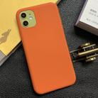 For iPhone 11 Shockproof Frosted TPU Protective Case(Orange) - 1