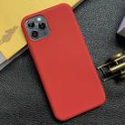 For iPhone 11 Pro Shockproof Frosted TPU Protective Case(Red) - 1