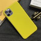 For iPhone 11 Pro Max Shockproof Frosted TPU Protective Case(Yellow) - 1