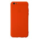 For iPhone 6 Shockproof Frosted TPU Protective Case(Orange) - 1