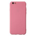 For iPhone 6 Shockproof Frosted TPU Protective Case(Pink) - 1