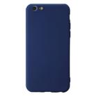For iPhone 6 Shockproof Frosted TPU Protective Case(Dark Blue) - 1