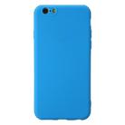 For iPhone 6 Plus Shockproof Frosted TPU Protective Case(Light Blue) - 1