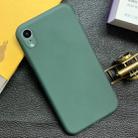 For iPhone XR Shockproof Frosted TPU Protective Case(Green) - 1