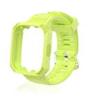 For Redmi Watch 3 Carbon Fiber Texture Integrated Silicone Watch Band(Green) - 1