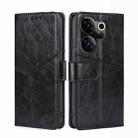 For Tecno Camon 20 Premier 5G Geometric Stitching Leather Phone Case(Black) - 1